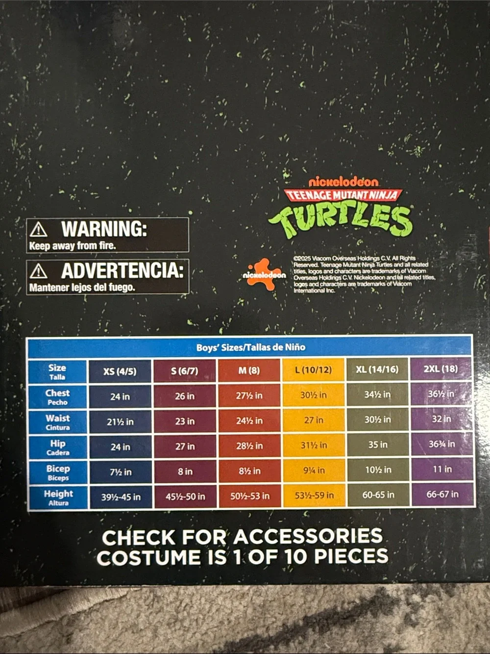 Teenage Mutant Ninja Turtles Halloween costume